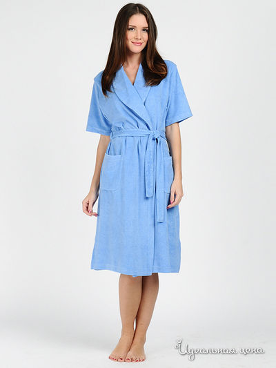 Халат EVAteks, цвет цвет синий