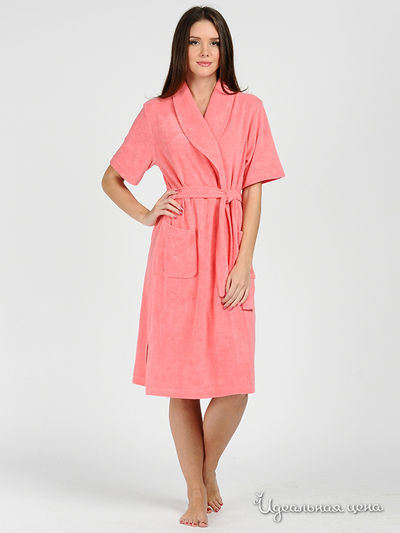 Халат EVAteks, цвет цвет коралловый