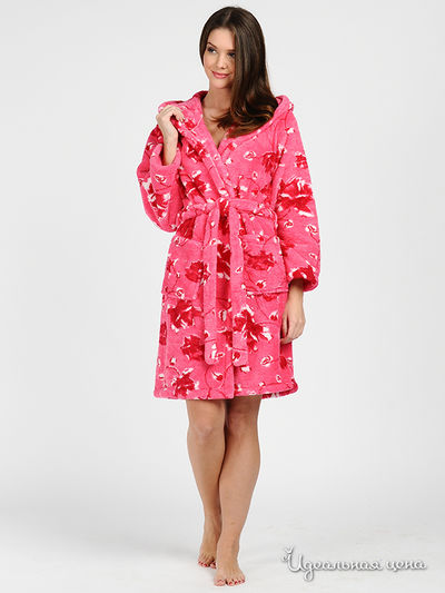Халат EVAteks, цвет цвет малиновый