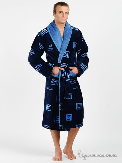 Халат POLENS, цвет цвет синий / голубой