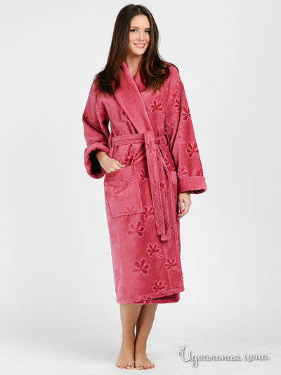 Халат POLENS, цвет цвет брусничный