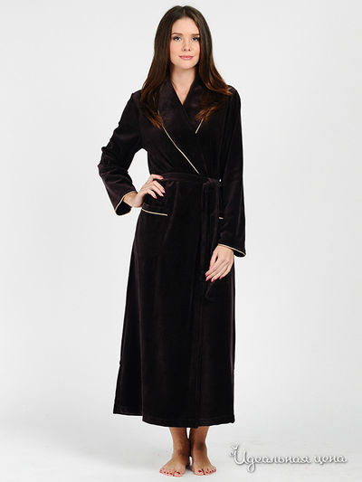 Халат EVAteks, цвет цвет горького шоколада