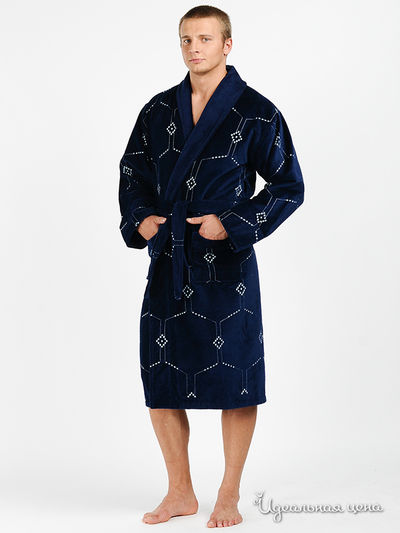 Халат POLENS, цвет цвет синий