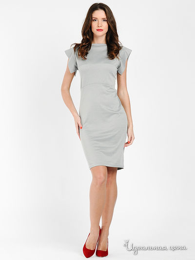 Платье Be In, цвет цвет серый