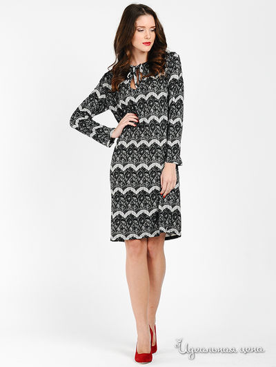 Платье Be In, цвет цвет черный / белый