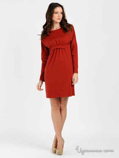 Платье Be In, цвет цвет кирпичный