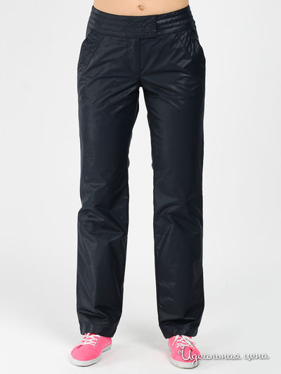 Брюки Finn-Flare, цвет цвет темно-синий металлик