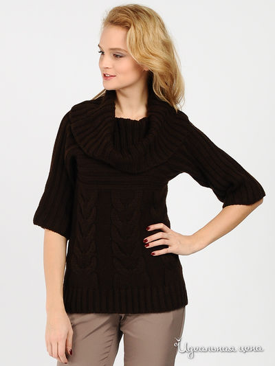 Свитер Finn-Flare, цвет цвет коричневый