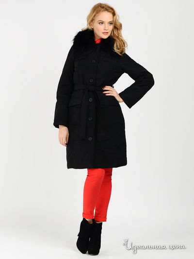 Пальто Finn-Flare, цвет цвет черный