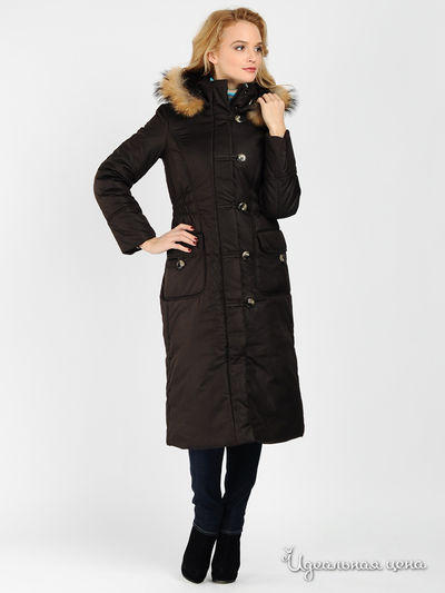 Пальто Finn-Flare, цвет цвет шоколадный