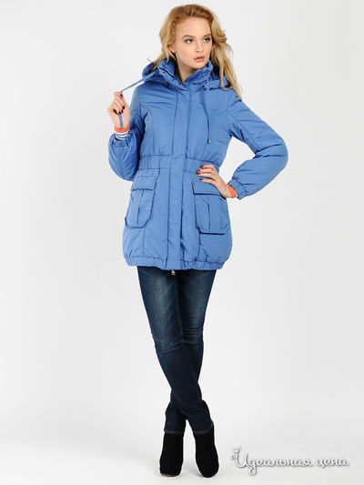 Пальто Finn-Flare, цвет цвет васильковый