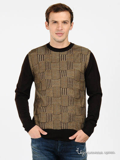 Джемпер Finn-Flare, цвет цвет шоколадный / бежевый