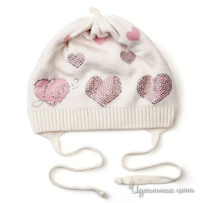 Шапка Chobi, цвет цвет белый / розовый