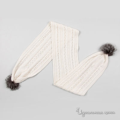 Шарф Chobi, цвет цвет молочный