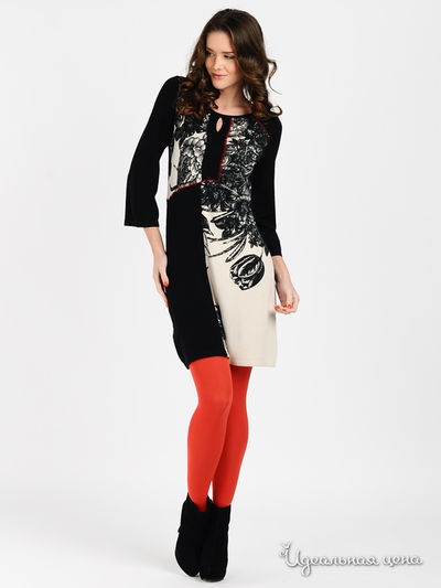 Платье Monari, цвет цвет черный / молочный