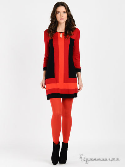 Платье Monari, цвет цвет черный / красный