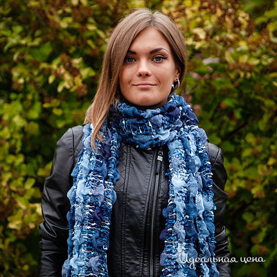 Шарф Dispacci, цвет цвет синий