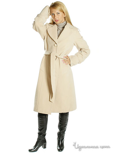 Пальто Tazetta, цвет цвет бежевый