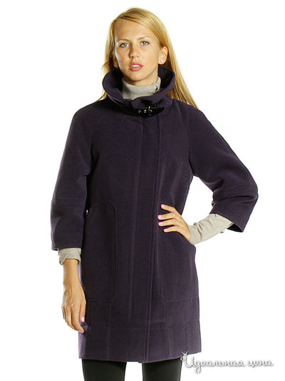 Пальто Tazetta, цвет цвет фиолетовый