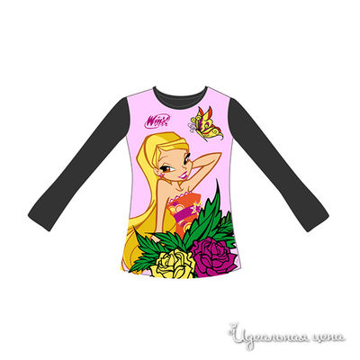 Лонгслив Cartoon Brands, цвет цвет розовый / черный