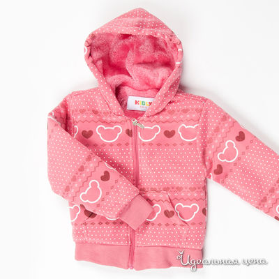 Толстовка Kidly, цвет цвет коралловый