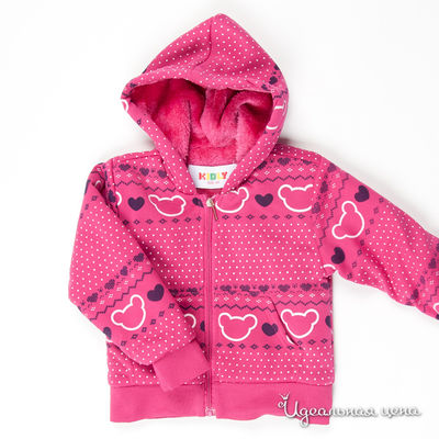 Толстовка Kidly, цвет цвет темно-розовый