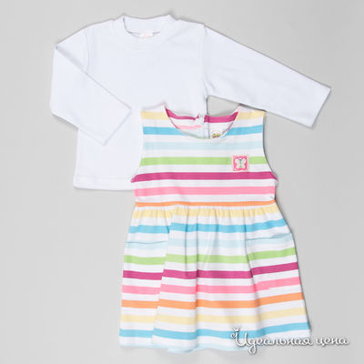 Комплект Cutie Bear, цвет цвет белый / принт полоска