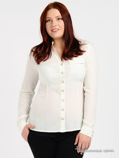 Блуза Sisline, цвет цвет молочный