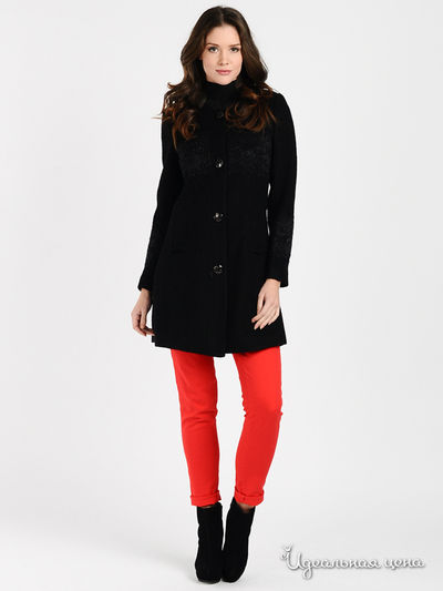 Пальто Elisa Fanti, цвет цвет черный