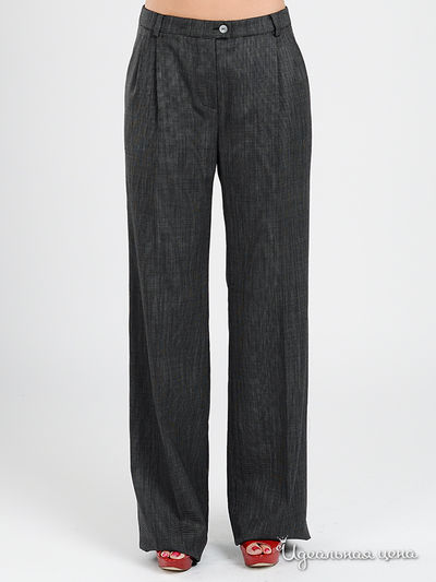 Брюки in moda, цвет цвет темно-серый