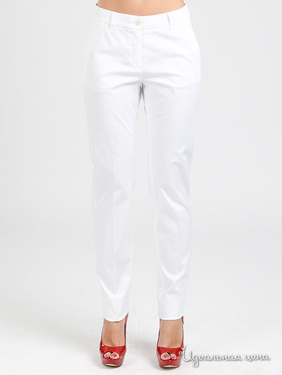 Брюки in moda, цвет цвет белый