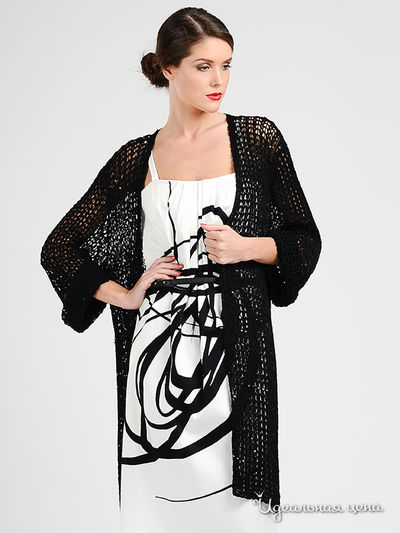 Кардиган in moda, цвет цвет черный