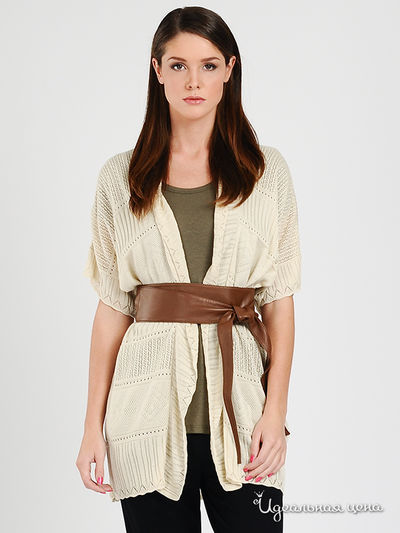 Кардиган in moda, цвет цвет белый