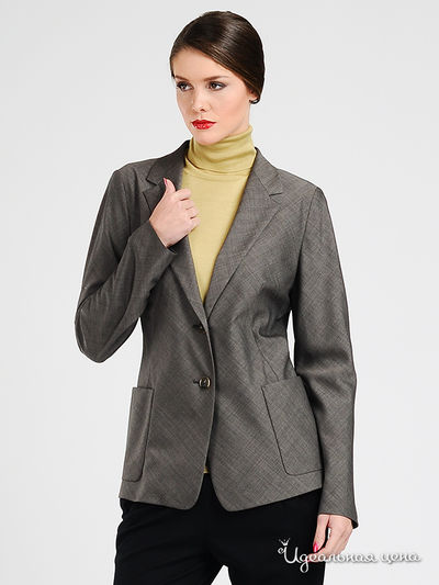 Жакет in moda, цвет цвет серый