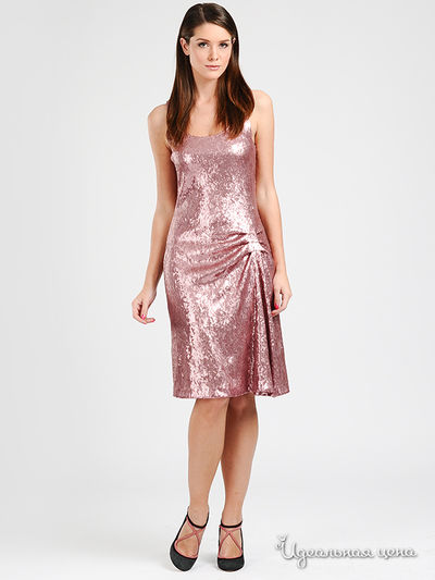 Платье in moda, цвет цвет розовый