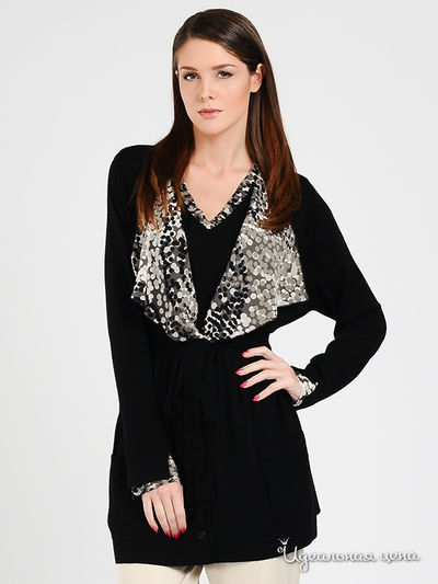 Твинсет in moda, цвет цвет черный