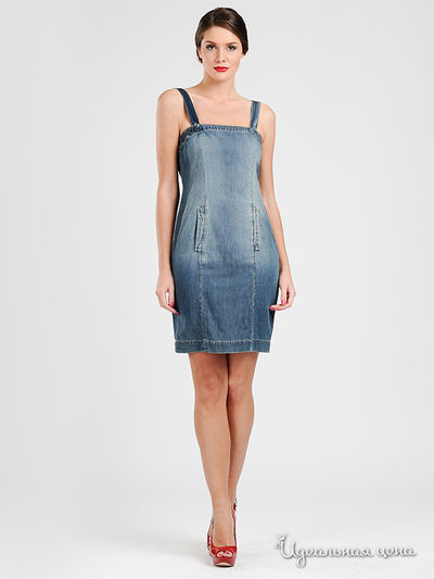 Платье in moda, цвет цвет синий