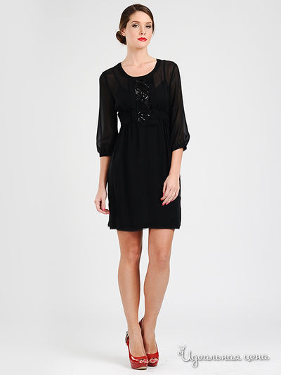 Платье in moda, цвет цвет черный