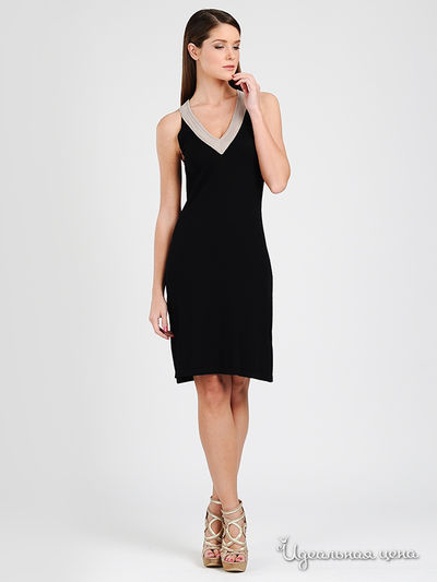 Платье in moda, цвет цвет черный