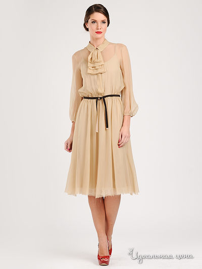 Платье in moda, цвет цвет кремовый