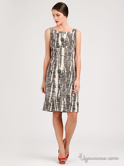 Платье in moda, цвет цвет белый / черный