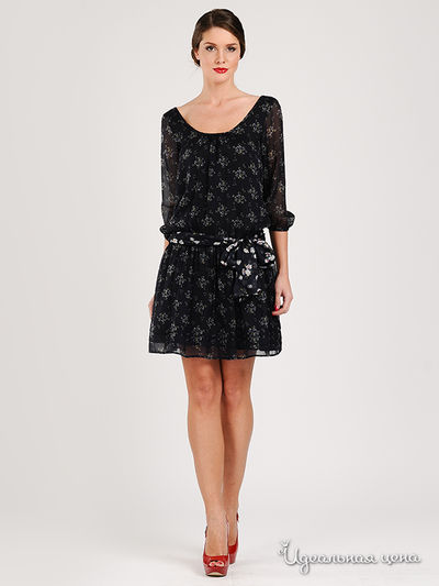 Платье in moda, цвет цвет черный