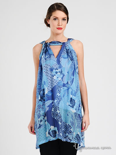 Туника in moda, цвет цвет голубой