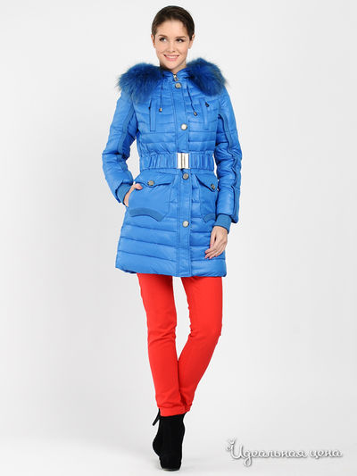Пуховик Geldeen Fox, цвет цвет ярко-голубой