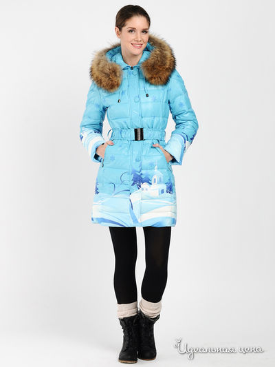 Пуховик Geldeen Fox, цвет цвет бирюзовый