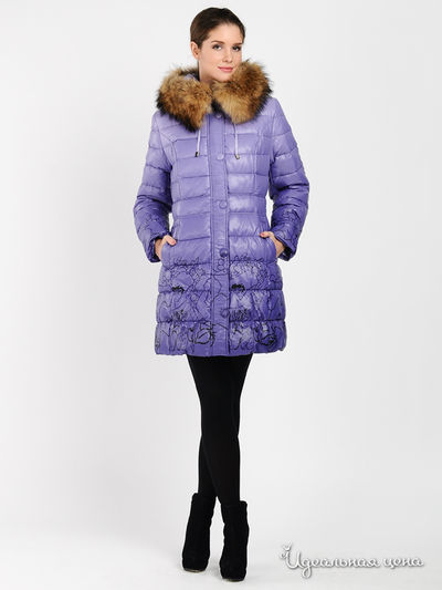 Пуховик Geldeen Fox, цвет цвет сиреневый