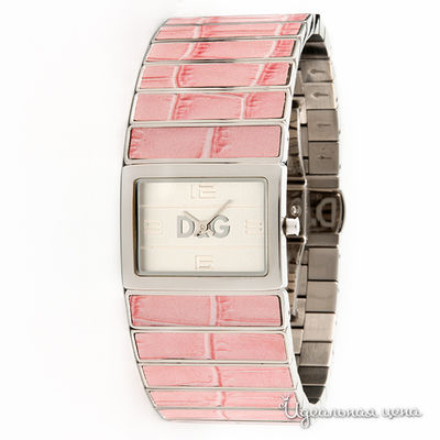 Часы Dolce&Gabbana, цвет цвет серебро / розовый