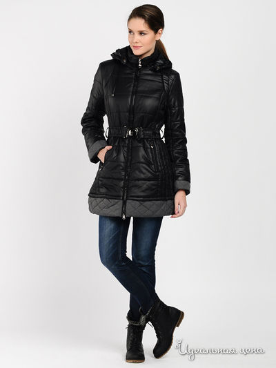 Пальто L&P, цвет цвет черный