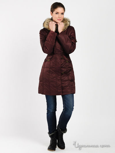 Пуховик Geldeen Fox, цвет цвет божоле