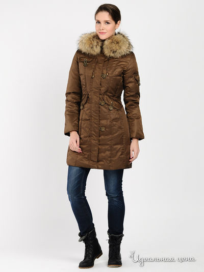 Пуховик Geldeen Fox, цвет цвет золотисто-оливковый